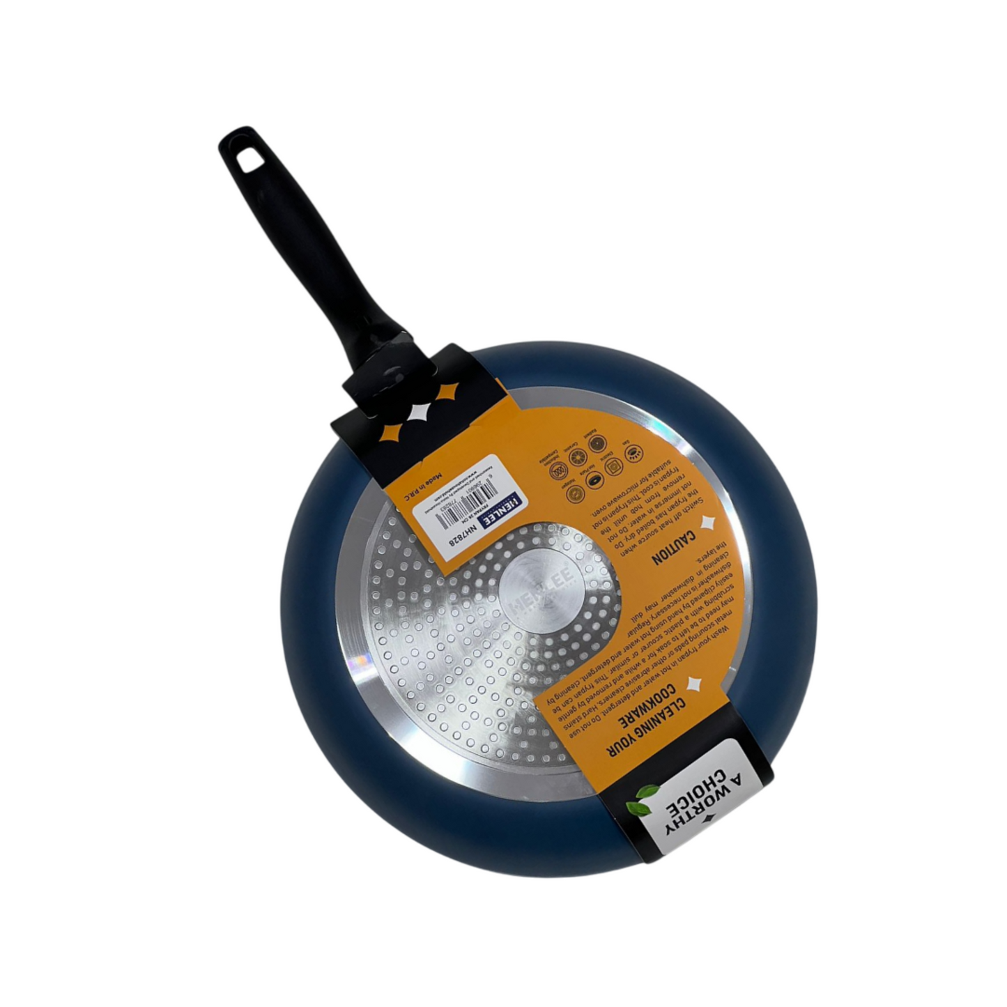 Henlee 26cm Nonstick Frying Pan, designed with a stylish _marble coating