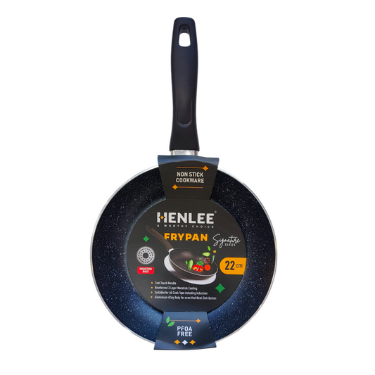 Henlee 22cm Nonstick Frying Pan with Marble Coating